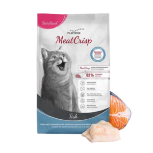 Platinum meatcrisp מזון יבש לחתולים סטרילייזד דגים 3 ק"ג
