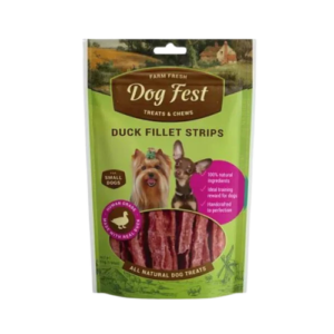 Dog fest - חטיף רצועות פילה ברווז 55 גרם
