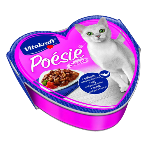 Vitakraft ויטקראפט מעדן דגים ברוטב עגבניות 85 גרם