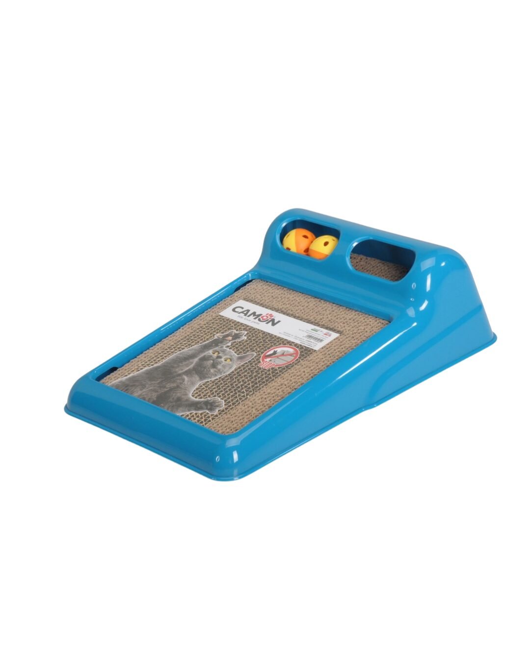 Camon מגרדת קרטון עם מסגרת פלסטיק וכדורים