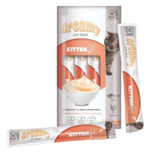M-PETS קרימי שלוק תמיכה לגורי חתולים טונה ועוף 60 גרם