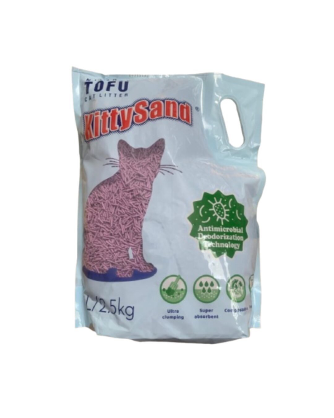 KittySand חול טופו לוונדר 2.5 ק"ג