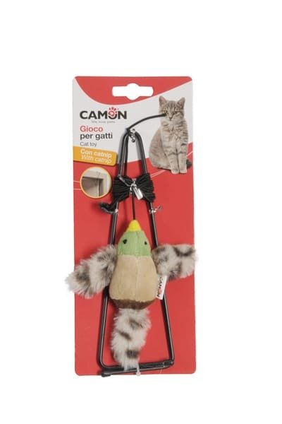 Camon משחק לחתול לתלייה על דלת