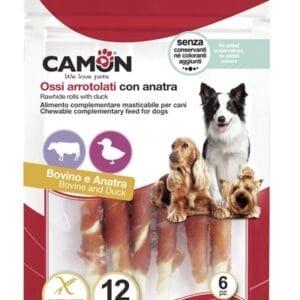 Camon חטיף רול ברווז ובקר 12 ס"מ 70 גרם