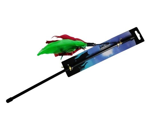 חכה לחתול עם נוצות